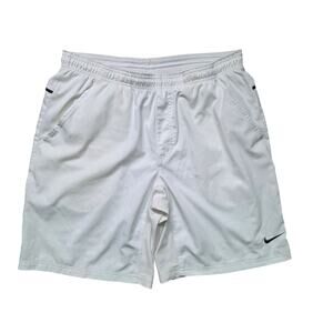NikeCourt Dri-FIT Advantage Shorts Men’s S White Black Tennis Training